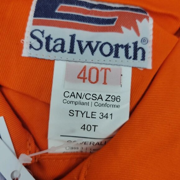(76174-1 C) Stalworth Work Coveralls - Size 40T - Picture 3 of 4
